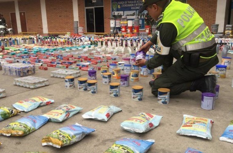 En enfrentamientos termino operativo de la POLFA contra contrabandistas en la mediagua. Un Policía resulto herido.